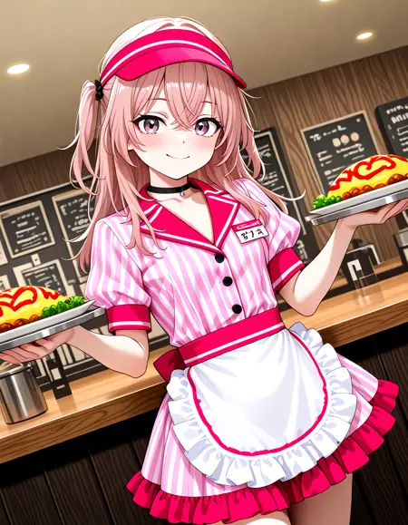 Kitagawa Marin Waitress Cosplay (Clothes) - Illu
