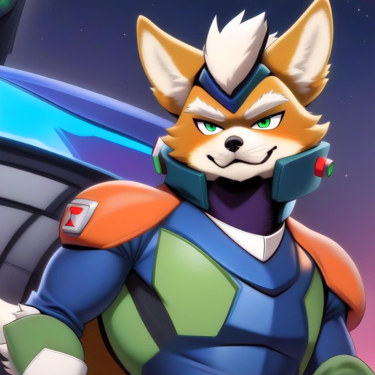 Fox McCloud SDXL image by PirateWolf09