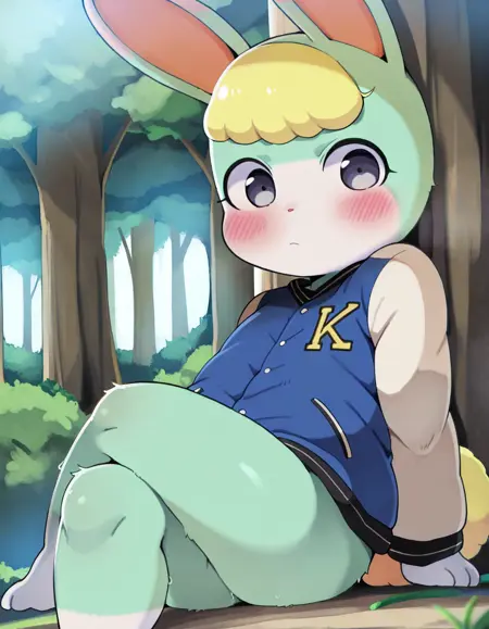 Sasha (Dagasi/Dagashi Style) from Animal Crossing for Pony/Illustrious