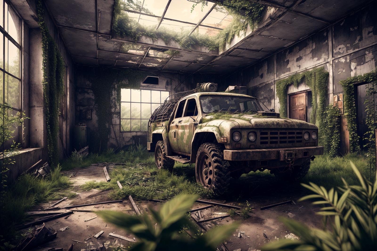 Old Time Post Apocalyptic Enviroment image by Tvirus1983