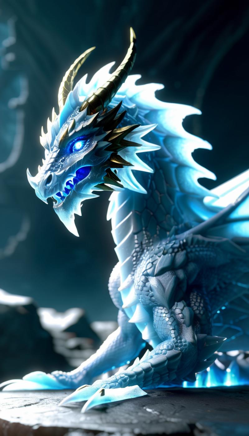 Ice Dragon LoRA XL image by Hevok