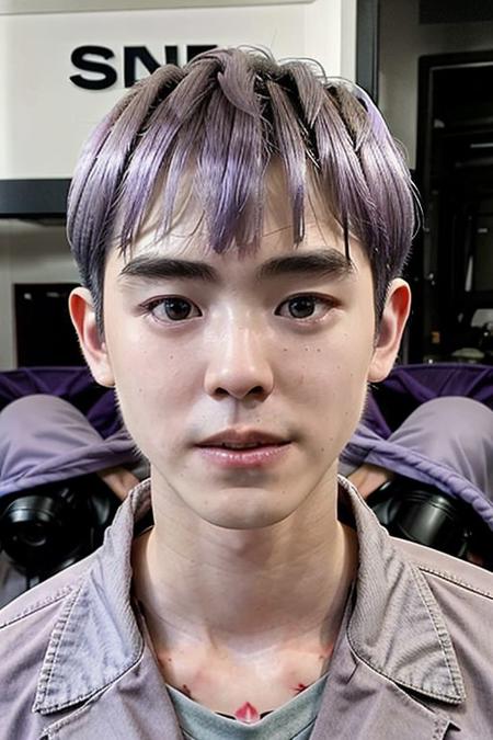 ((((1boy , full shot, light purple short hair color :1.5)))),(8k, RAW photo, best quality, masterpiece:1.2), (realistic, photo-realistic:1.4), (extremely detailed CG unity 8k wallpaper) , ((  close up shot portrait of a charming Horsen posing for shang yoon magazine in light blue, in the style of deconstructed tailoring, close up, rounded, precisionist, limited color range, duckcore, celestial :1.4)),((super biggest muscle chest )), ((muscular arms and a broad chest, strong, athletic, muscle:1.3 )), hyper detailed, soft lighting, strong backlight, beautiful lighting , hyperreal, front shot, ((random photorealistic full pose :1.3)),(day scene:1.2) 4k, cinematic, widescreen, zoom out, intricate detail, finely detailed, hyper detailed, insane details, centered, epic composition, smooth, extreamly realistic, cenematic, attractive beautiful, hyper realistic, photographed by Canon EOS 6D Mark II RF