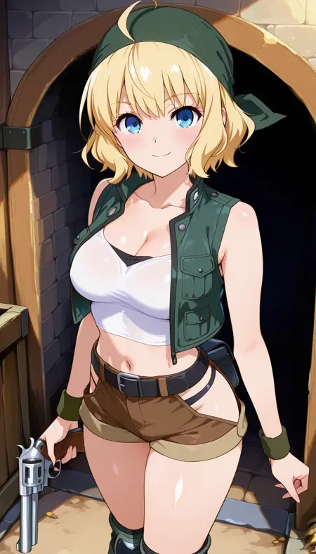 笠本·英里 服装-合金弹头(Eri Kasamoto uniform-Metal Slug)