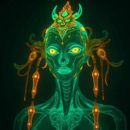 Masterpiece, a bioluminescence translucent kyawthuite/humanoid, 32k, 16k, 8k, cinematic art,