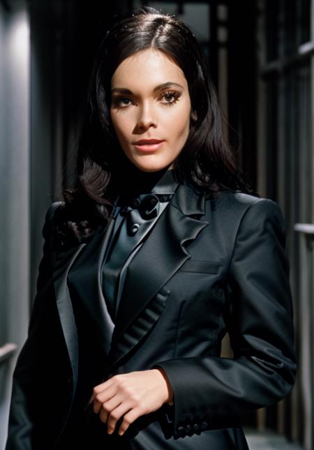 Masterpiece, best quality, MartinaBeswick, secret agent, black suit and tie, holding a walther ppk pistol, action pose, long straight black hair, standing, close-up, inside, London Highrise, sharp focus, highly detailed, 4k uhd, cinematic lighting, <lora:MartinaBeswick-15:1>, <lora:LowRA:0.6>,