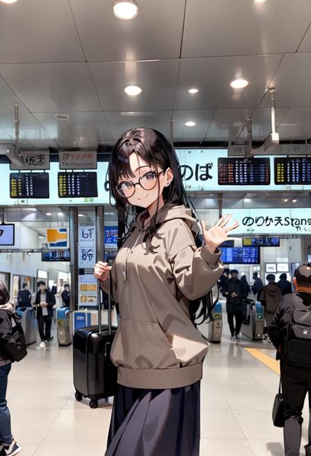 新大阪駅 新幹線のりば（のりかえ口）Shinkansen Tracks (shin-osaka station transfer gate) SDXL SDXL_V1