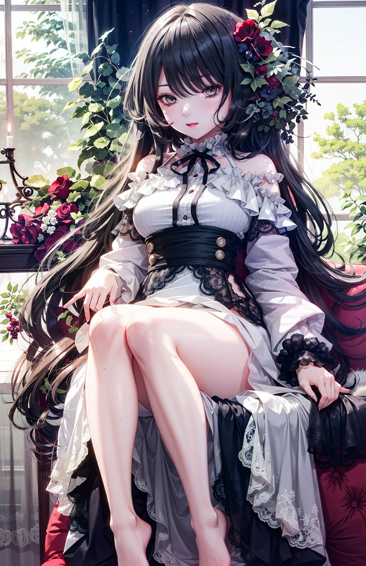 AI model image by fansay