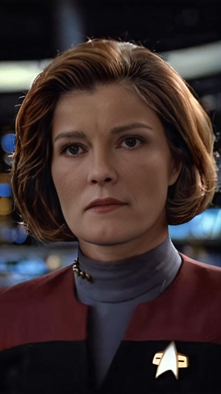 cinematic film still cinematic photo breathtaking  <lora:captain_janeway_100x100-step00014000:1> captain_janeway, woman, 4K resolution, (extraterrestrial  starship), (futuristic explorer gear), (sense of wonder), (rich and intricate details), (photo-realistic quality), (mysterious atmosphere), (shimmering alien lakes), (vast horizon), (unearthly colors), (dynamic shadows)
 . award-winning, professional, highly detailed . 35mm photograph, film, bokeh, professional, 4k, highly detailed . shallow depth of field, vignette, highly detailed, high budget Hollywood movie, bokeh, cinemascope, moody, epic, gorgeous, film grain, grainy