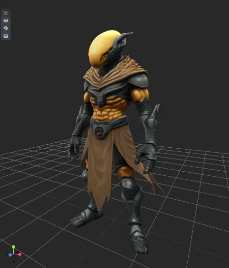 Hunyuan 3D Flux Character Sheet To 3D