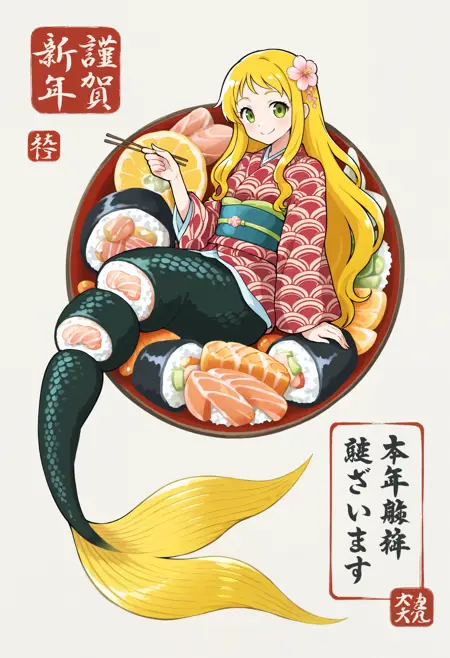 Sushi Mermaid