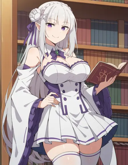 Emilia (エミリア) - Re:Zero (Re:ゼロから始める異世界生活) - COMMISSION