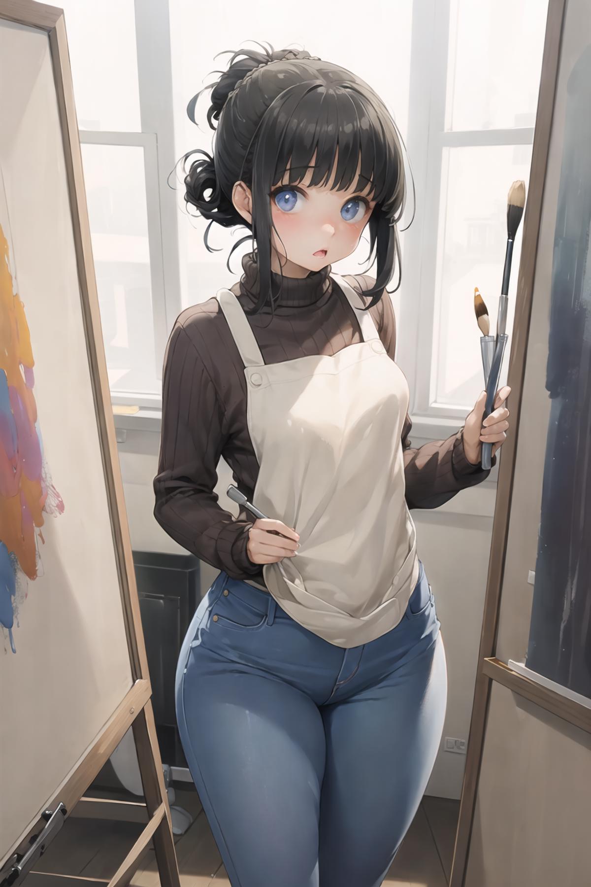 AI model image by mangaka92