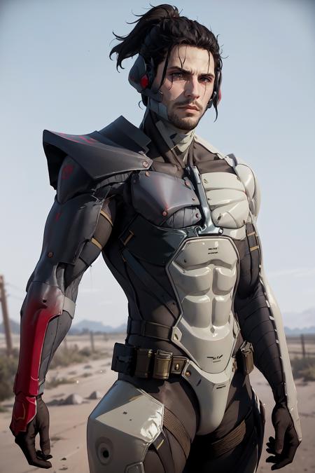 Jetstream Sam cosplay, Metal Gear Rising: Revengeance, Know Your Meme