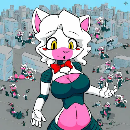 Mangle (Mr. Doggy Meaty) (Giantess)