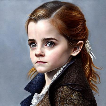 A (SmolOne:1.2), baby (\emma watson\:1.2), intricate, highly detailed, digital painting, artstation, matte, sharp focus, by (SmolGuys:0.6)