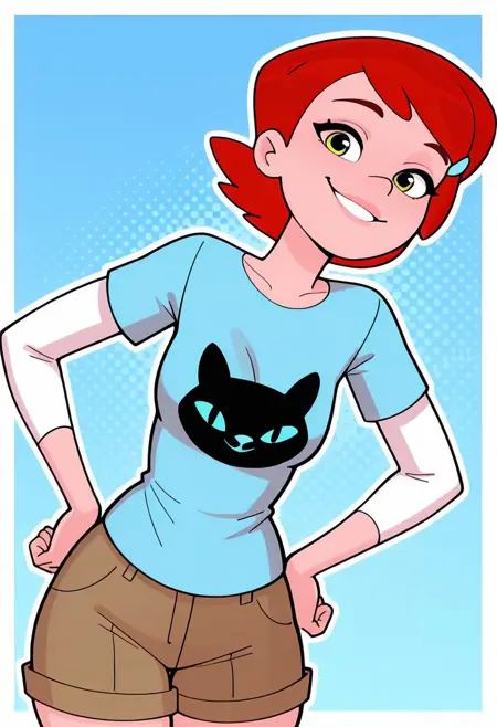 Gwen Tennyson -- Ben 10 Reboot (2016) illust