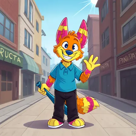 Piñata furry (concept)