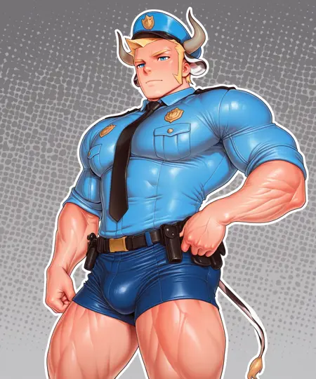 Officer Reggie (Phantasmagoria Cafe) - Ill