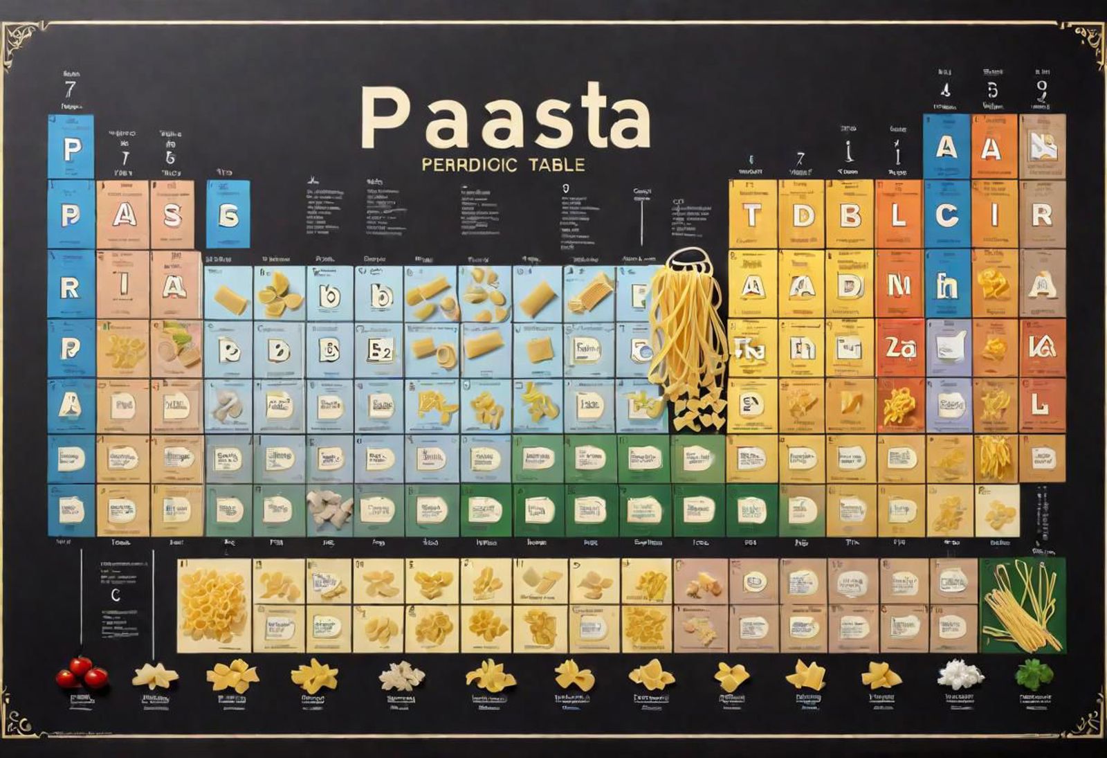 Periodic Table of Pasta