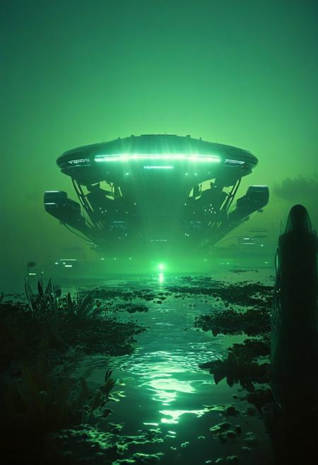 ()Hyoer Realistic:2.0)Polaroid picture an futuristic, cyber metropolitan society on Midway Atoll, Oceania. The atoll's natural landscape is seamlessly integrated with advanced, high-tech architecture. ((Towering skyscrapers and neon-lit buildings rise from the coral reefs and sandy beaches, reflecting a vibrant, cyberpunk aesthetic)). Detailed textures on the buildings, water, and vegetation. Realistic lighting with subtle shadows and reflections. High-resolution details, vibrant colors, and a sense of dynamic energy. Advanced drones and hovercrafts navigate the skies and waters, while holographic advertisements and data streams fill the air. The scene is set at dusk, with a clear blue sky transitioning to a deep, icy purple. Rule of thirds composition, emphasizing the unique blend of natural beauty and futuristic technology. HDR, UHD, cinematic lighting, and hyper-realistic details.