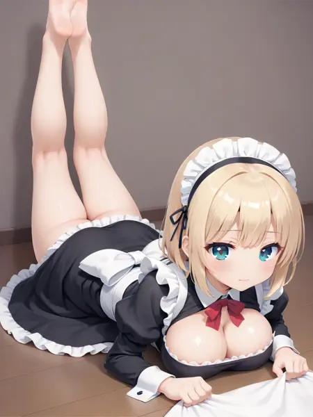 ツインテールのポーズ風