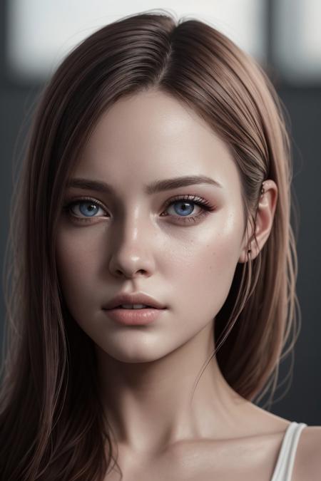 8k, realistic, vray, HDR, 6000K, best quality, portrait photo of beautiful, masterpiece, best quality, extremely detailed face, perfect lighting, 
red head girl, looking at viewer, perfect face, perfect eyes, sharp focus, Dark Fantasy style,