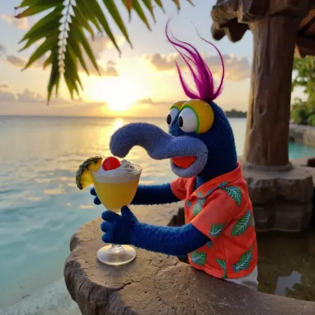 The Great Gonzo Fisher Price Doll 1982 (V1)