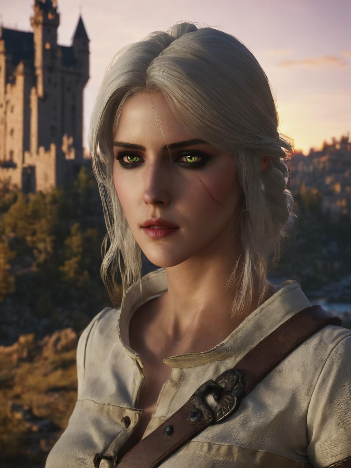 Ciri (Witcher 3 Game) SDXL image by echo_cipher