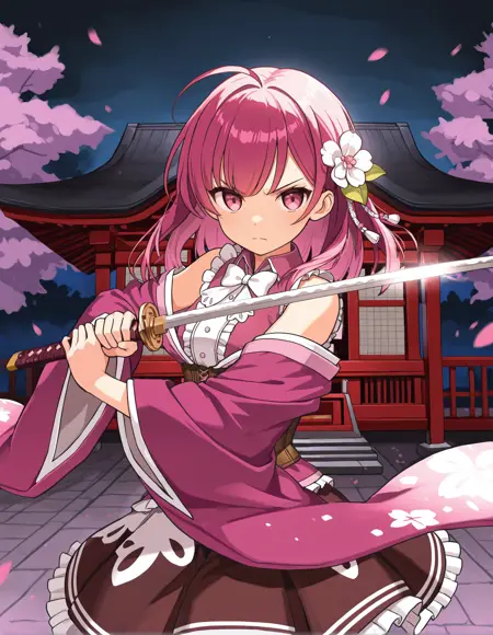 [IL/Pony/SD1] Nanaka Tokiwa (Magia Record: Puella Magi Madoka Magica Side Story) | 常盤 ななか