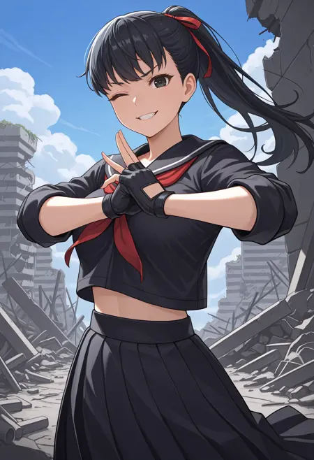 Yuki Takamiya / 鷹宮 由貴 (13 Sentinels: Aegis Rim) [IllustriousXL]