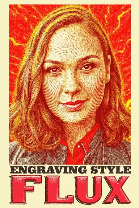 (FLUX) Engraving Style - Pen & Ink Drawing Style