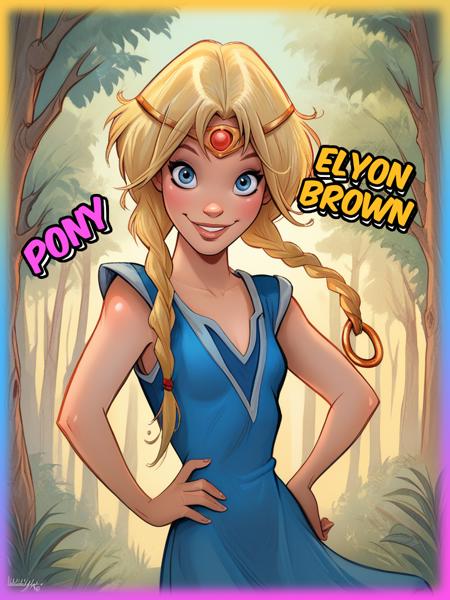 Elyon Brown (W.I.T.C.H) -PONY- Comission by YeiyeiArt PONY