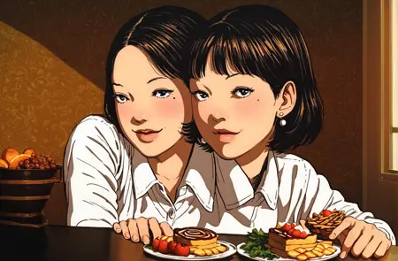 Itō Junji Drawing Comic Style for Pony