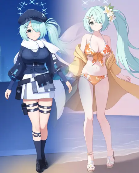 Tsuchinaga Hiyori (Normal | Swimsuit)