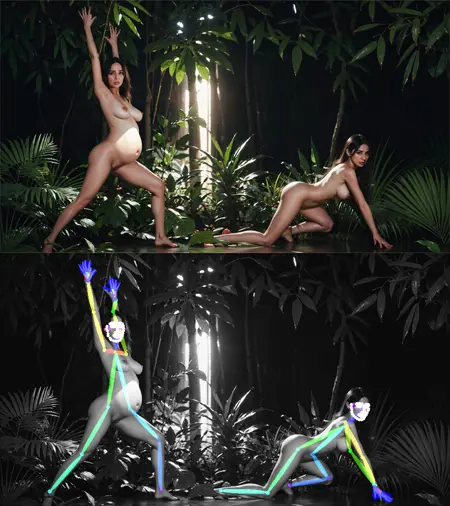 Pose Book for ControlNet