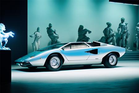 analog gloomy photo of an iridescent silver Lamborghini Countach car,  <lora:c0unt4ch:0.9>, ((at night)), in a photography studio, ((greek sculptures in the background:1.3)), (neon lights:1.3), (vaporwave), retrowave, (outrun), (cyberpunk), (laser beams), futuristic, magical, surreal, dreamy, High Detail, Sharp focus, (photorealism), realistic, best quality, 8k, award winning, dramatic lighting, epic, cinematic, masterpiece, rim light, ambient fog:1.5, dutch angle, wide angle lens, ,