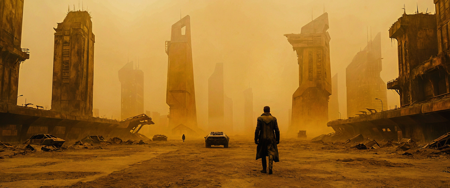 Blade Runner 2049 science fiction futuristic film directed by Denis Villeneuve Deckard Replicant