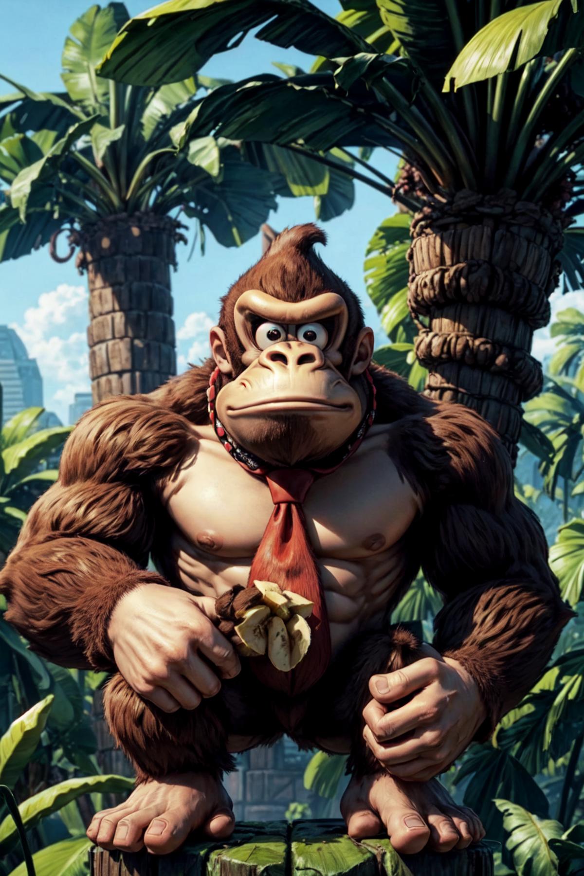 Donkey Kong | 3 character LoRA image by Kayako