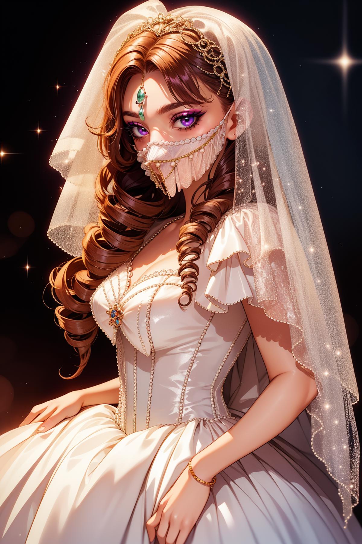 Glitter Wedding Dress image by Sophorium