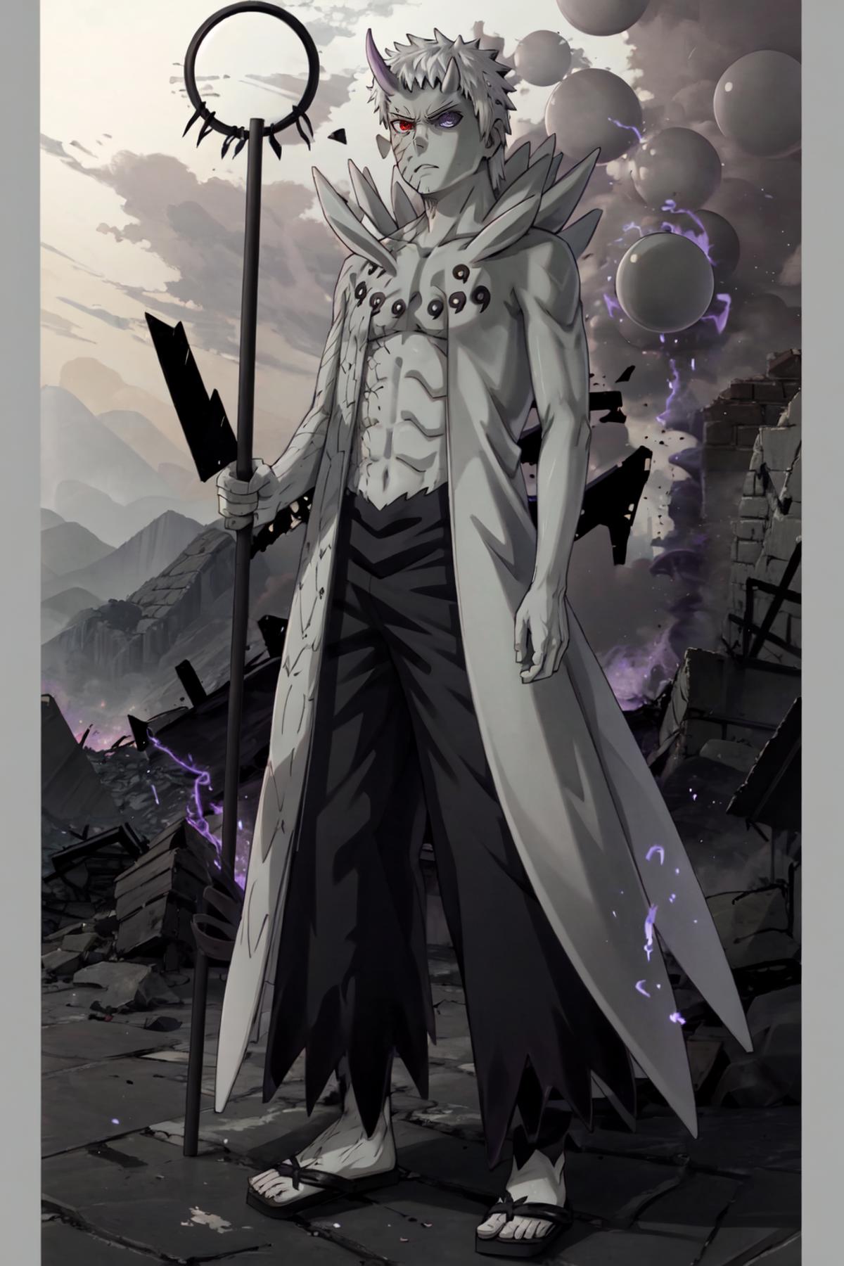 Obito Uchiha (Jinchuriki) | Character LoRA (Naruto) image by LennonAI