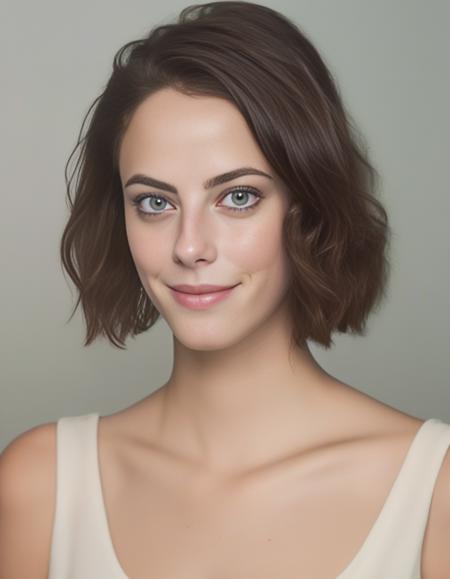 KayaScodelario,<lora:KayaScodelarioSDXL:1>,A close-up portrait of a beautiful woman, smiling, asymmetrical cut hair style, natural skin, glamorous, beauty of simplicity, highly detailed, photographer: randomly selected.