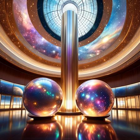 Tower and Sphere SDXL