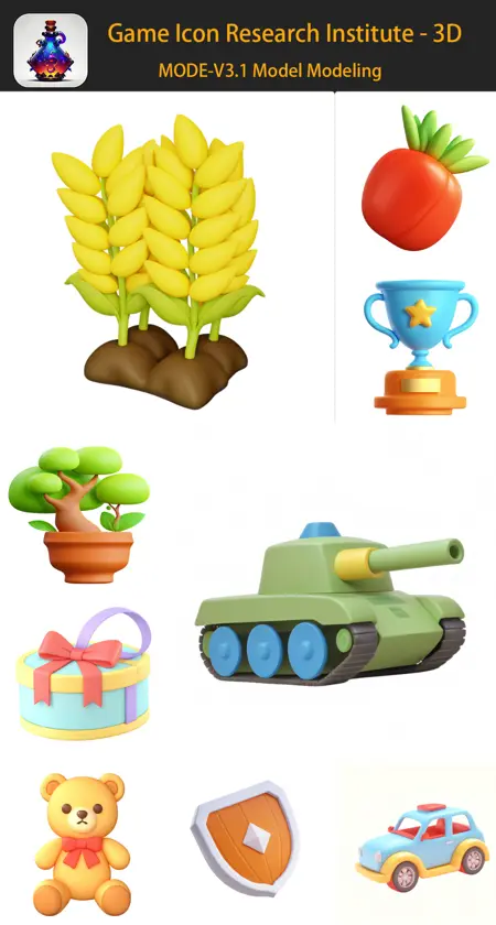 Game icon Institute 3Dmode