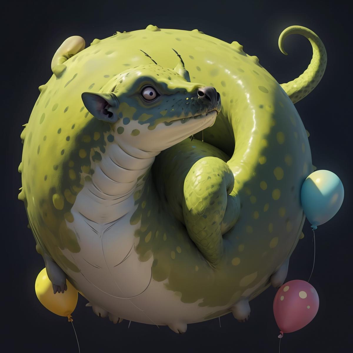 Round animals, balloon shape body [concept] image by mnemic