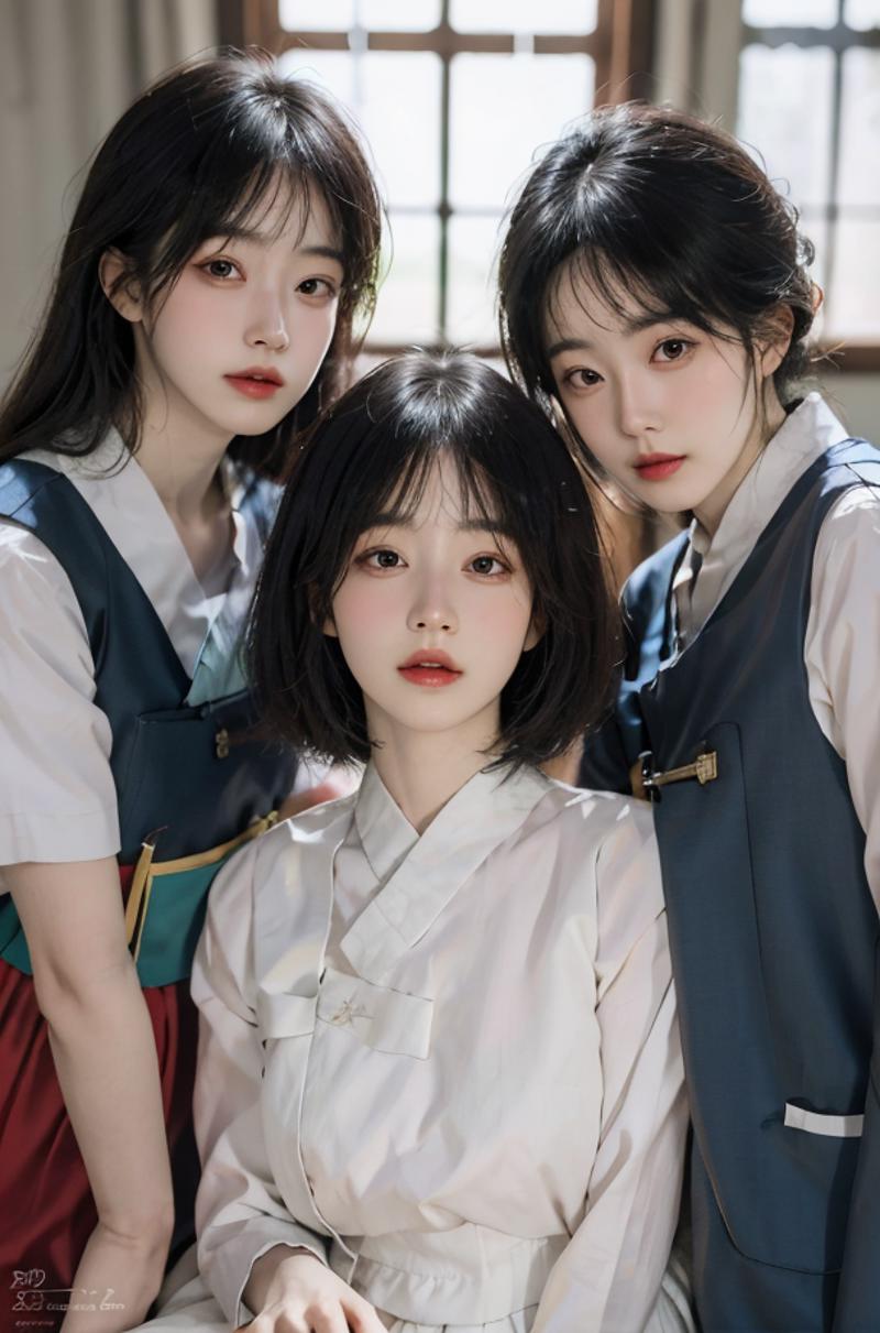 Female Noble Class Hanbok - Korea Clothes image by liangyishi27