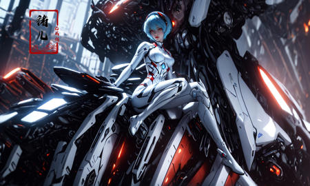 Epic CG masterpiece, AYANAMI REI,hdr,dtm, full ha, charging forward battlefield, the burst meteor, the fierce battle of fighting with his life, 8K, ultra detailed graphic tension, dynamic poses, stunning colors, 3D rendering, surrealism, cinematic lighting effects, realism, 00 renderer, super realistic, full - body photos, super vista, super wide Angle, HD,
(Short light blue hair:1.2)(red eyes:1.4)solo, super vista, super wide Angle(full body:1.5),
<lora:~Q?-~lN= AYANAMI REI:0.8>