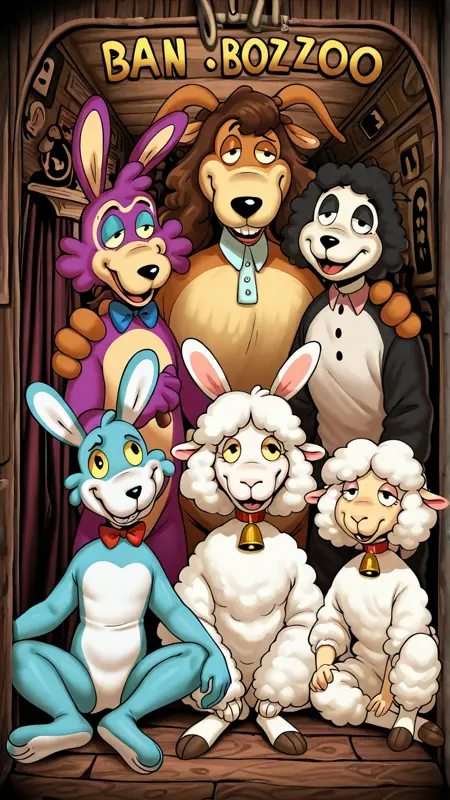 Walten files cartoon style