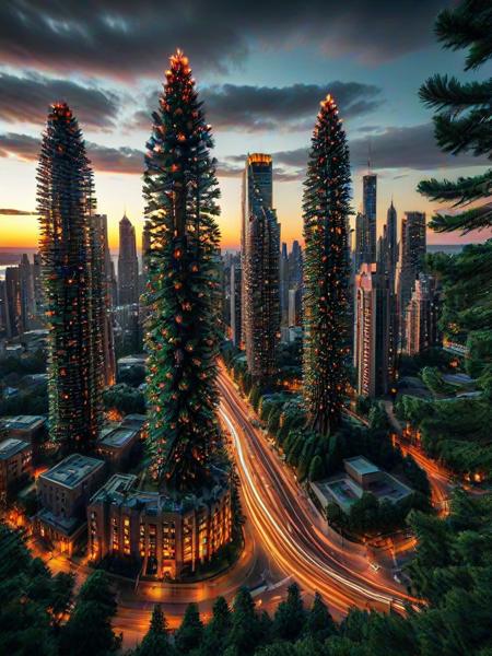 pines and needles, made of, (embedding:Smooth_Quality:1), A futuristic city skyline at sunset with neon lights and towering skyscrapers.,
<lora:4steps wai-2Rectified-V140:1.0000000000000002> <lora:Smooth_Booster_v3:0.20000000000000004> <lora:illustriousXLv01_stabilizer_v1.185c:0.20000000000000004> <lora:Pines_and_Needles:1.0>