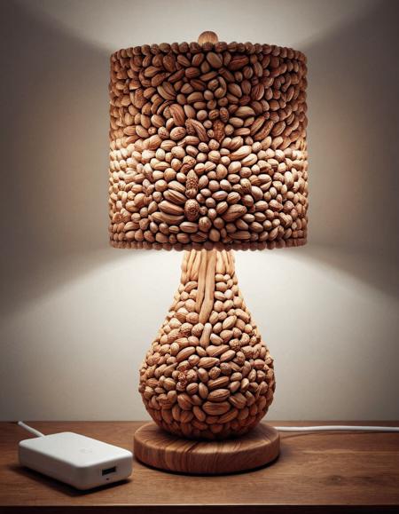 bedside lamp nutstylesnut <lora:NutsNutsStyleXL:1>