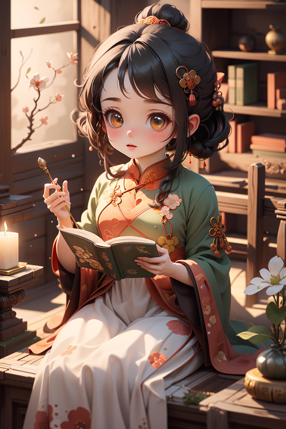 国风萌玩 | Chinese style cute doll image by XiongSan